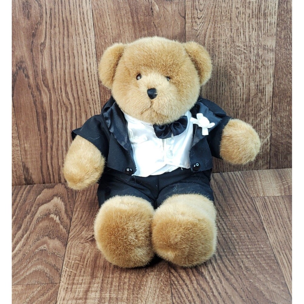 Groom Teddy Bear Wedding Tux 15" Plush Sesil Co LTD
